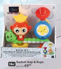 Top1Toys Jipy Bath Set Monkey and Caterpillar aanbieding