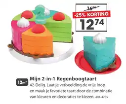 Top1Toys Mijn 2-in-1 regenboogtaart aanbieding