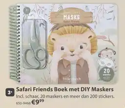 Top1Toys little dutch Safari Friends Boek met DIY Maskers aanbieding