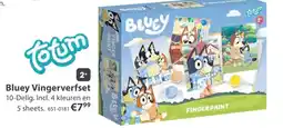 Top1Toys Totum Bluey Vingerverfset aanbieding
