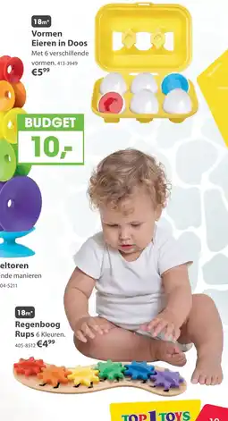 Top1Toys Vormen Eieren in Doos aanbieding