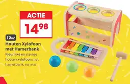 Top1Toys Houten Xylofoon met Hamerbank aanbieding