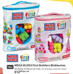 Top1Toys Mega Bloks First Builders Blokkentas aanbieding