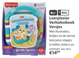 Top1Toys fisher-price Leerplezier Verhalenboek Versjes aanbieding