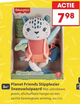 Top1Toys fisher-price Planet Friends Stipplezier Sneeuwluipaard aanbieding