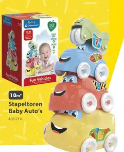 Top1Toys Clementoni Stapeltoren Baby Auto's aanbieding