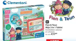 Top1Toys Clementoni fien & teun mijn 3 in 1 table aanbieding