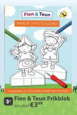 Top1Toys Fien & teun prikblok aanbieding