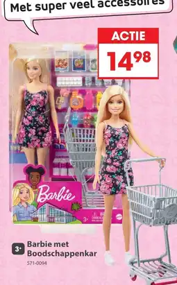 Top1Toys Barbie met Boodschappenkar aanbieding