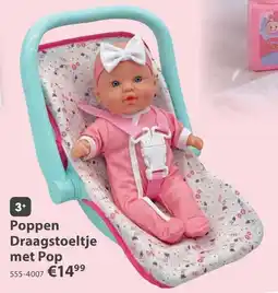 Top1Toys Poppen Draagstoeltje met Pop aanbieding