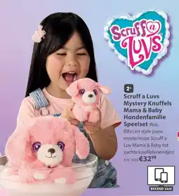 Top1Toys Scruff a Luvs Mystery Knuffels Mama & Baby Hondenfamilie Speelset aanbieding