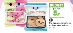 Top1Toys Pluche Marshmallows of Pancakes in Zak aanbieding