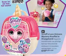 Top1Toys Scruff a Luvs Unicorn Mystery Knuffel in Draagmand aanbieding