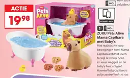 Top1Toys Zuru Pets Alive Mama Capibara met Baby's aanbieding