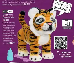 Top1Toys Gabby de Groeiende Tijger aanbieding