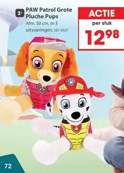 Top1Toys PAW Patrol Grote Pluche Pups aanbieding