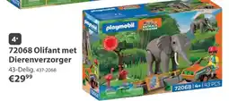 Top1Toys playmobil Olifant met Dierenverzorger aanbieding