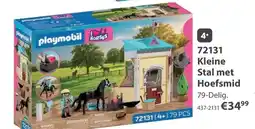 Top1Toys playmobil kleine stal met hoefsmid aanbieding