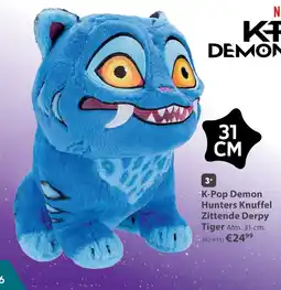 Top1Toys K-Pop Demon Hunters Knuffel Zittende Derpy Tiger aanbieding