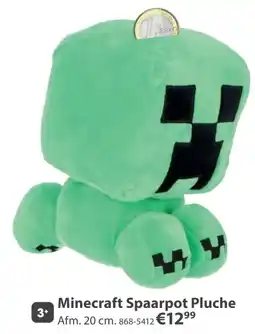 Top1Toys Minecraft Spaarpot Pluche aanbieding
