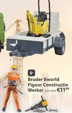 Top1Toys Bruder Bworld Figuur Constructie Werker aanbieding