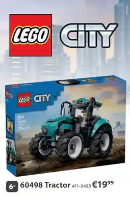 Top1Toys LEGO CITY Tractor 60498 aanbieding