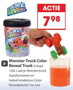 Top1Toys Monster Truck Color Reveal Truck aanbieding