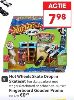 Top1Toys Hot Wheels Skate Drop in Skateset aanbieding
