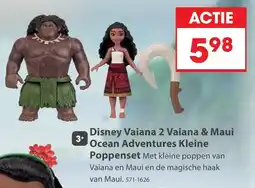 Top1Toys Disney Vaiana 2 Vaiana & Maui Ocean Adventures Kleine Poppenset aanbieding