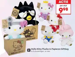 Top1Toys Hello Kitty Pluche in Papieren Giftbag aanbieding