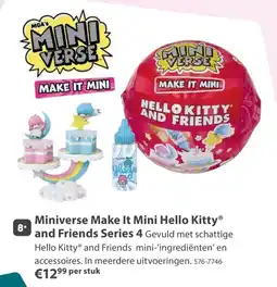 Top1Toys MGA's Mini Verse Make It Mini Hello Kitty and Friends Series 4 aanbieding