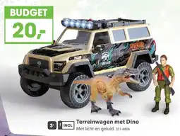 Top1Toys Terreinwagen met Dino aanbieding