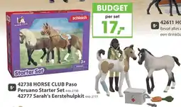 Top1Toys Horse Club Paso Peruano Starter Set en Sarah's Eerstehulpkit aanbieding