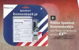 Top1Toys Politie Speelset Bonnenboekje aanbieding