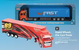 Top1Toys Rapid Wheels Die-Cast Truck aanbieding