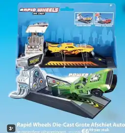 Top1Toys Rapid Wheels Die-Cast Grote Afschiet Auto aanbieding