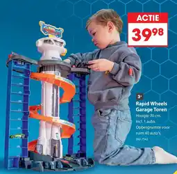 Top1Toys Rapid Wheels Garage Toren aanbieding