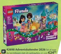 Top1Toys Lego Friends adventskalender 2026 aanbieding