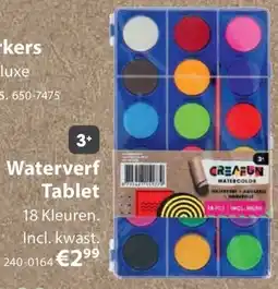 Top1Toys Creafun Waterverf Tablet aanbieding
