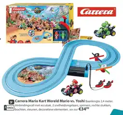 Top1Toys Carrera mario kart wereld mario vs. yoshi aanbieding