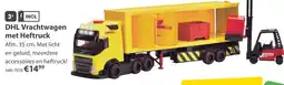 Top1Toys Dhl vrachtwagen met heftruck aanbieding