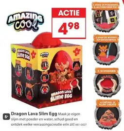 Top1Toys Amazing Cool Dragon Lava Slim Egg aanbieding