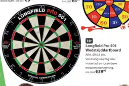 Top1Toys Longfield Pro 501 Wedstrijddartboard aanbieding