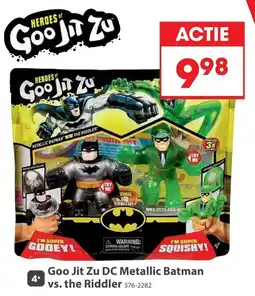 Top1Toys Goo Jit Zu DC Metallic Batman vs. the Riddler aanbieding
