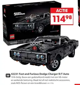 Top1Toys Lego Fast and Furious Dodge Charger R/T Auto aanbieding
