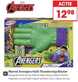 Top1Toys Nerf Marvel Avengers Hulk Thunderclap Blaster aanbieding