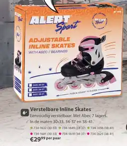 Top1Toys Alert Sport Verstelbare Inline Skates aanbieding