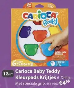 Top1Toys Carioca Baby Teddy Kleurpads Krijtjes aanbieding