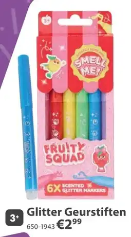 Top1Toys Fruity Squad Glitter Geurstiften aanbieding