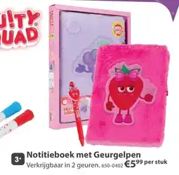 Top1Toys Fruity Squad Notitieboek met Geurgelpen aanbieding
